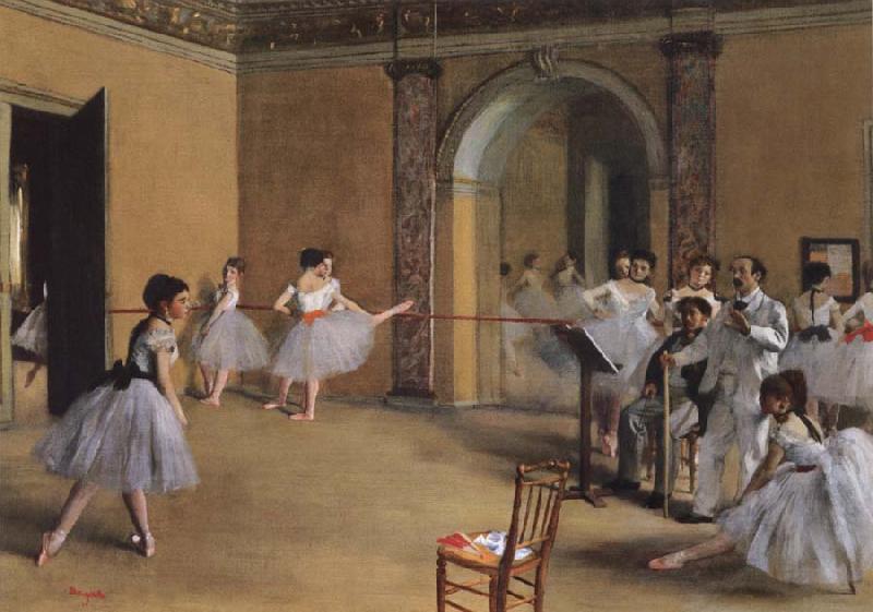 Germain Hilaire Edgard Degas Dance Foyer at the Opera oil painting image